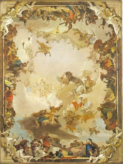 Giovanni Battista Tiepolo Allegory of the Planets and Continents china oil painting image